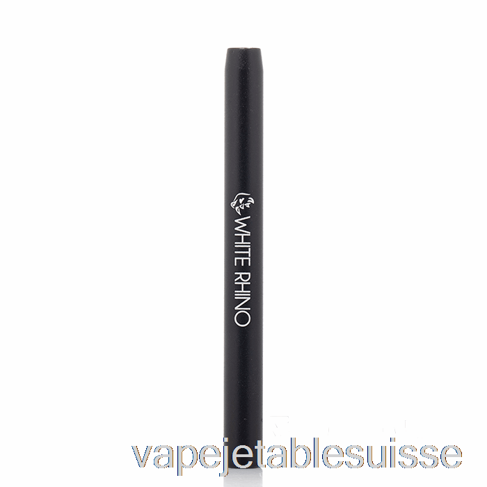Vape Suisse White Rhino Metal Bat Dégustateur Pipe Noir